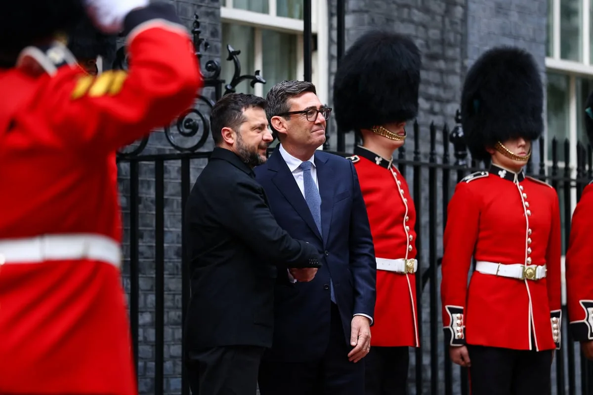 UK’s support for Ukraine ‘will not change’, Burnham tells Zelensky