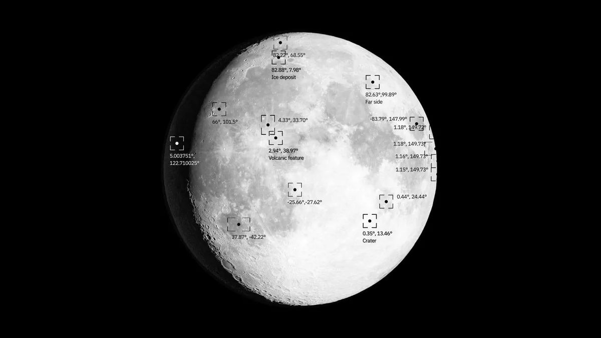 Une IA de la NASA et d’IBM part à la chasse à la glace sur la Lune