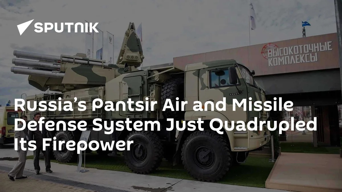Russia’s Pantsir Air and Missile Defense System Just Quadrupled Its Firepower