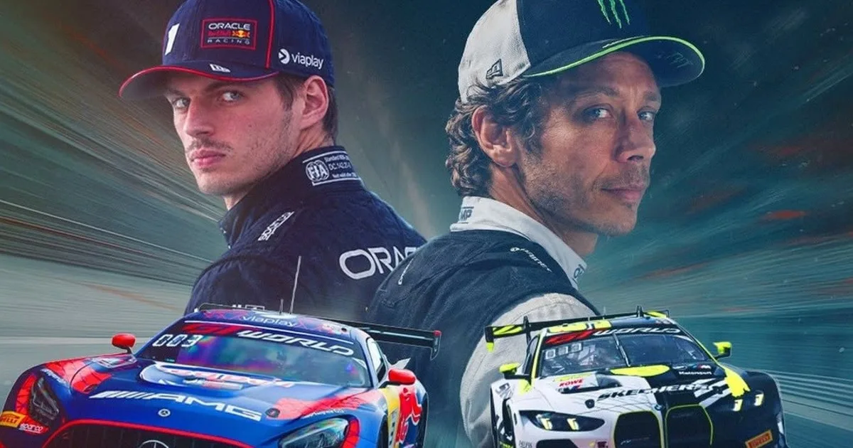 Choque de titanes: Max Verstappen correrá contra Valentino Rossi en una competencia de gran turismos