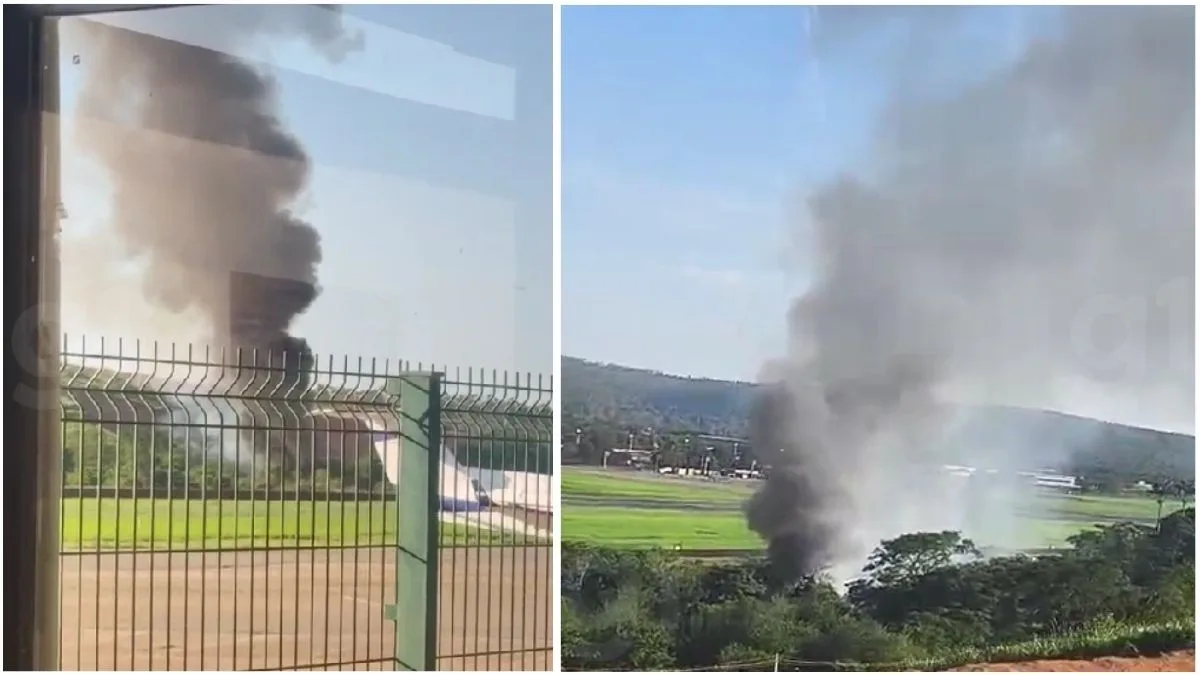 Avião da PM que caiu no interior de MG decolou do Aeroporto da Pampulha, em Belo Horizonte