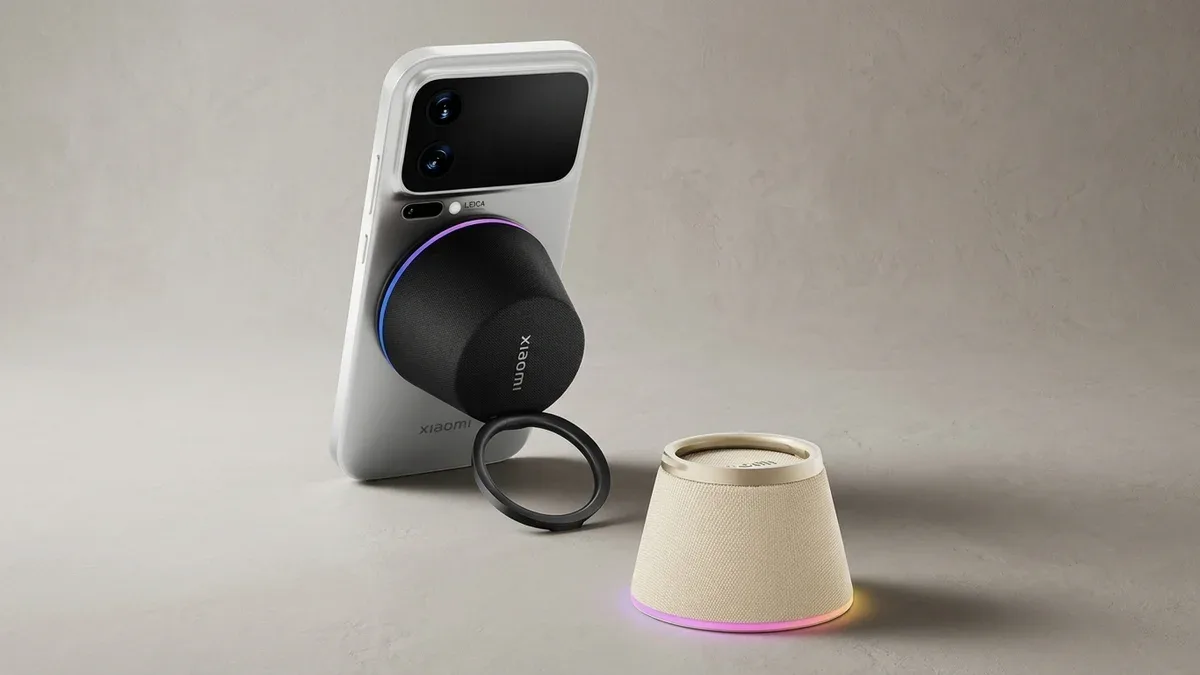 Nova caixa de som da Xiaomi gruda na traseira do celular com "MagSafe"