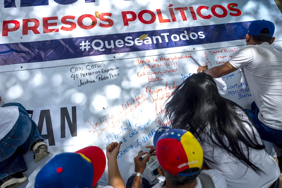 Desde Guayana exigen la libertad de todos los presos políticos en Venezuela