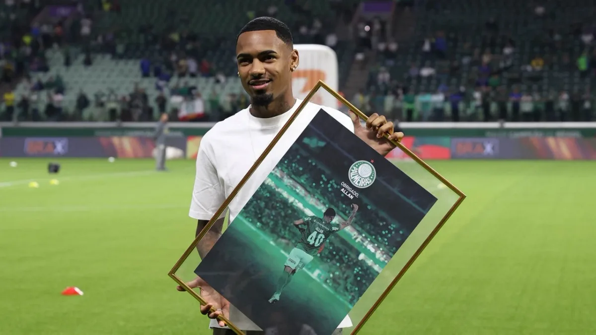 De saída para o City, Allan agradece Palmeiras e se declara: “Vou levar cada pedaço do clube comigo”