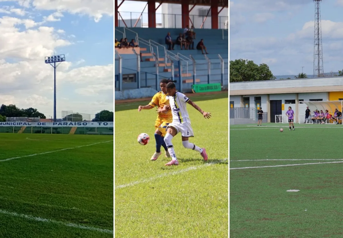 Saiba como estão os estádios que vão receber jogos da Segunda Divisão Tocantinense 2026