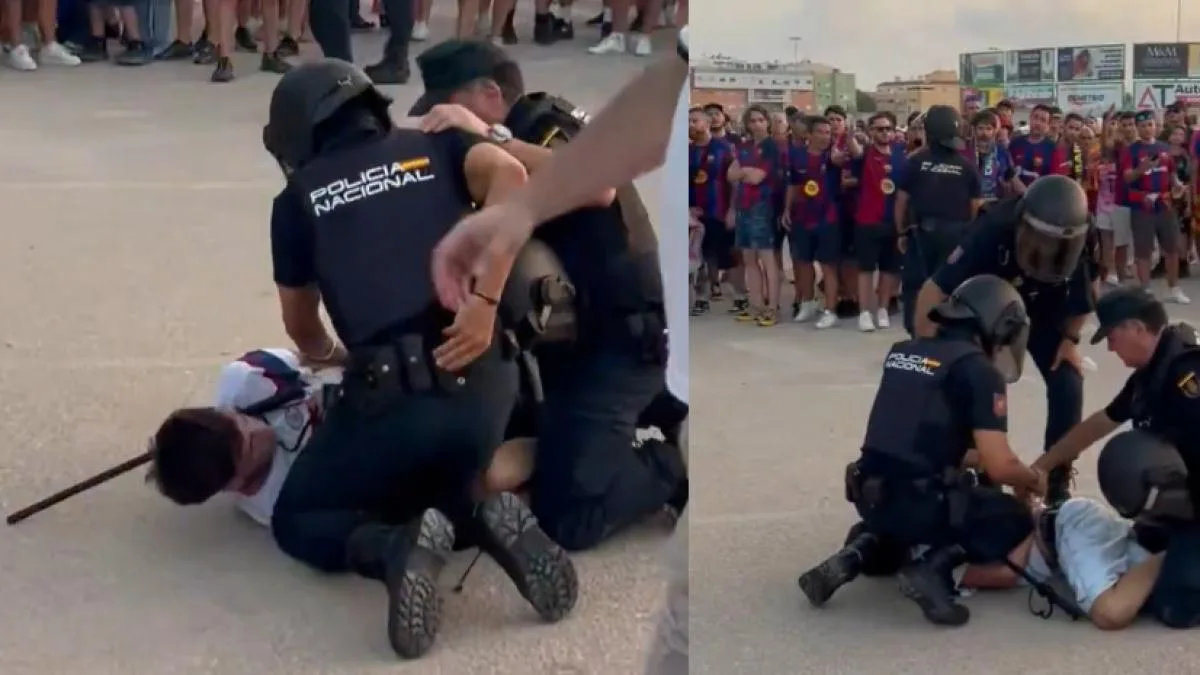 La Policía Nacional abre una investigación tras la actuación de sus agentes en el Elche-Barça