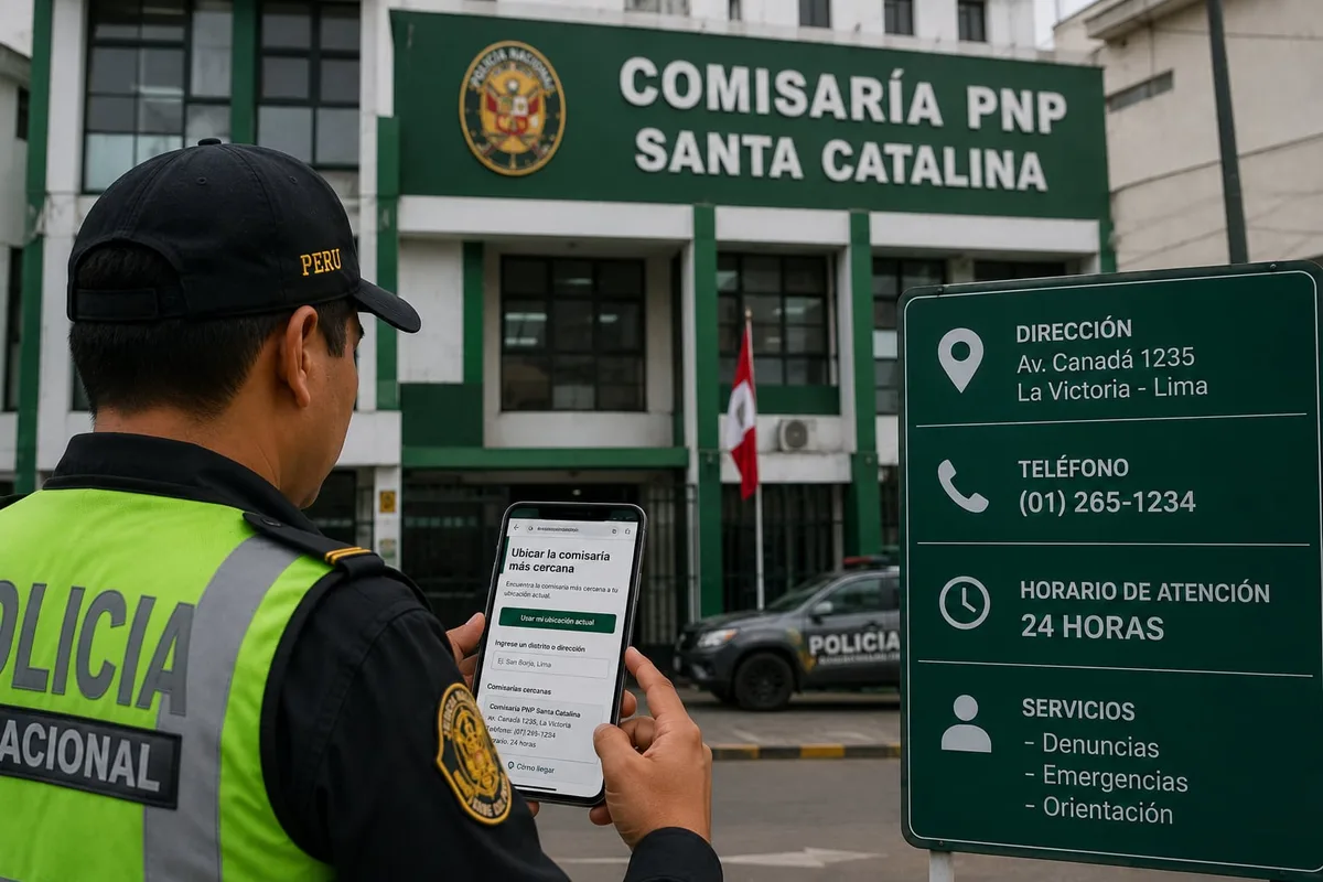 Comisarías PNP en Perú: cómo encontrar la más cercana, dirección, teléfono y horario de atención
