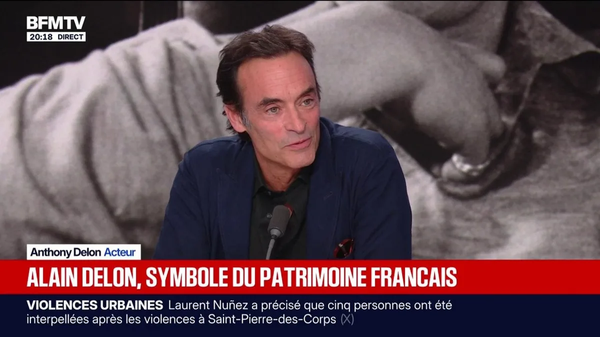 Alain Delon: "Mon père fait partie du patrimoine français", déclare son fils, Anthony Delon