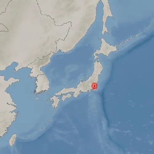 일본 지바현 가시와시 북동쪽서 규모 5.9 지진 발생