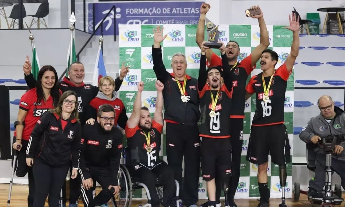 SESI Suzano conquista os títulos do Brasileiro Sub-23 de vôlei sentado