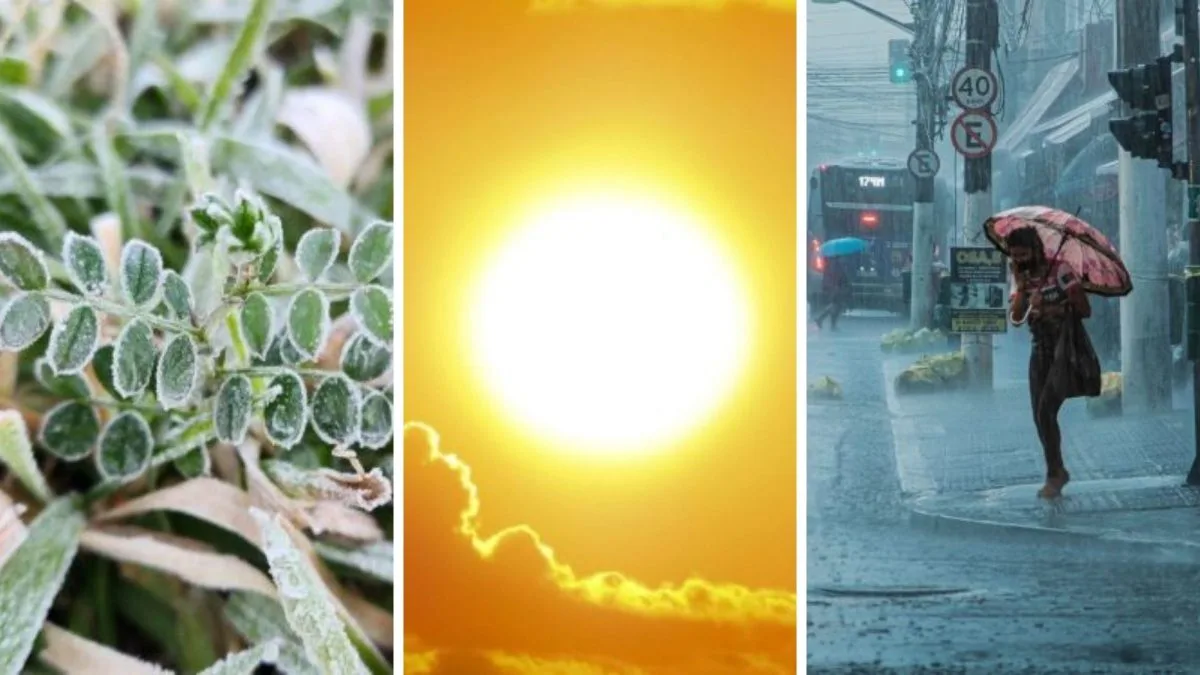 Semana começa com termômetros marcando -9,1°C, mas onda de calor de até 30°C antecede nova frente fria em SC; entenda a previsão