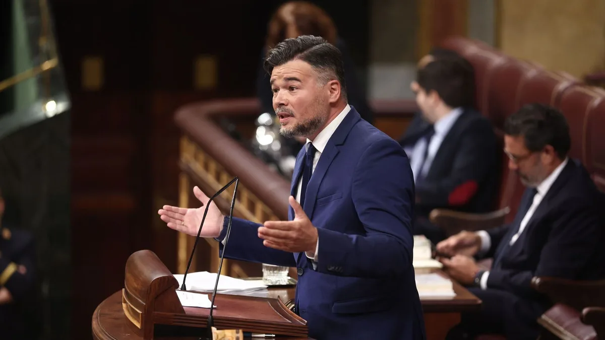 Rufián responde a las dudas sobre su candidatura: "Yo quiero representar a Esquerra acompañado de otras fuerzas de izquierda"
