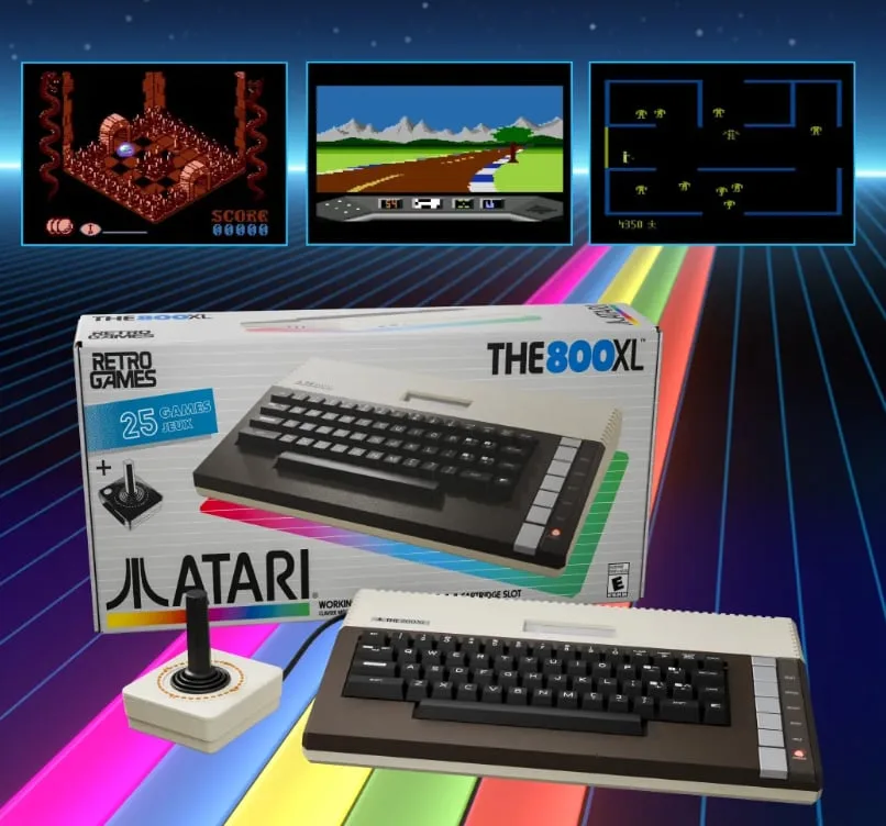 Atari revive el legendario ordenador 800XL con HDMI, puertos USB y 25 juegos