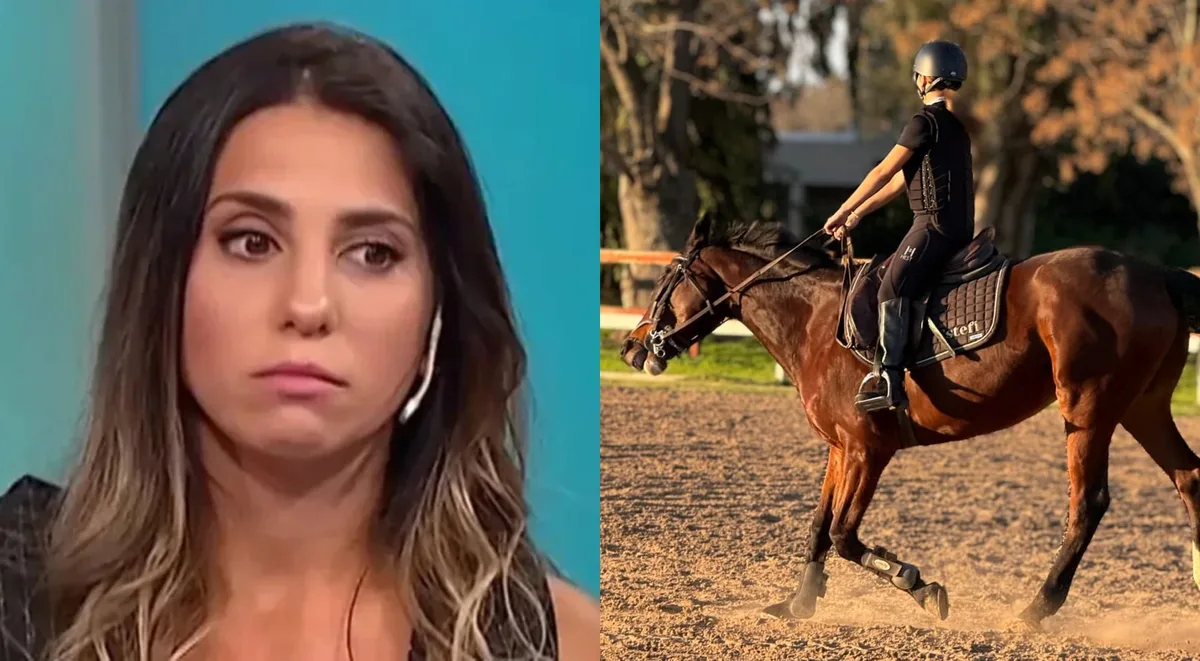 El tremendo susto de Cinthia Fernández por la caída de su hija de un caballo