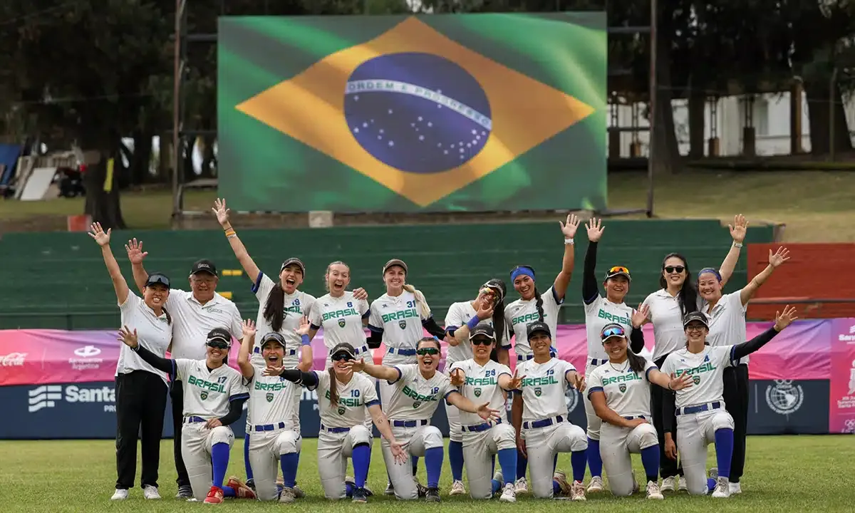 Softbol do Brasil conquista prata inédita nos Jogos Sul-Americanos