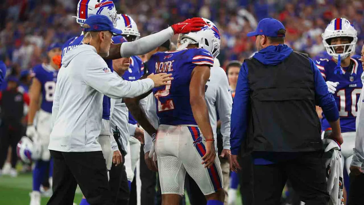 Bills’ DJ Moore ruled out vs. Rams with shoulder injury