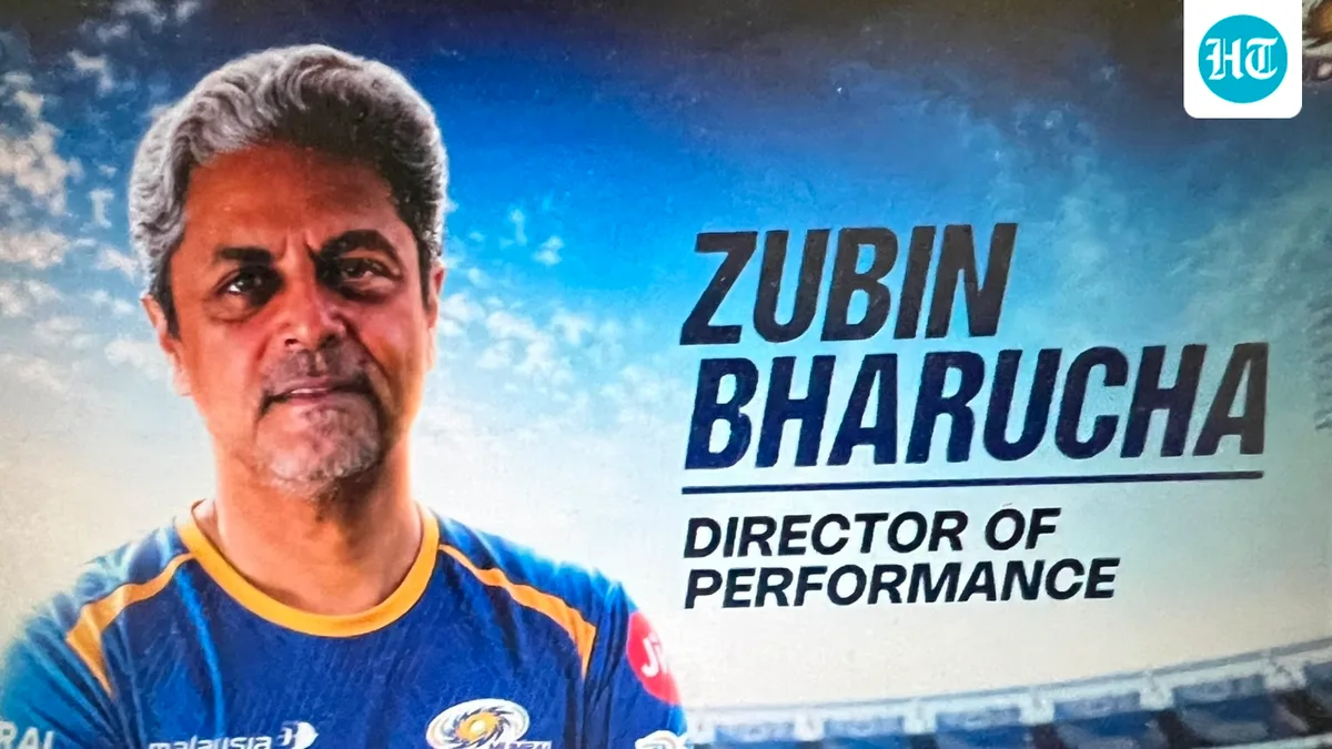 Zubin Bharucha appointed as Mumbai Indians Director of Performance