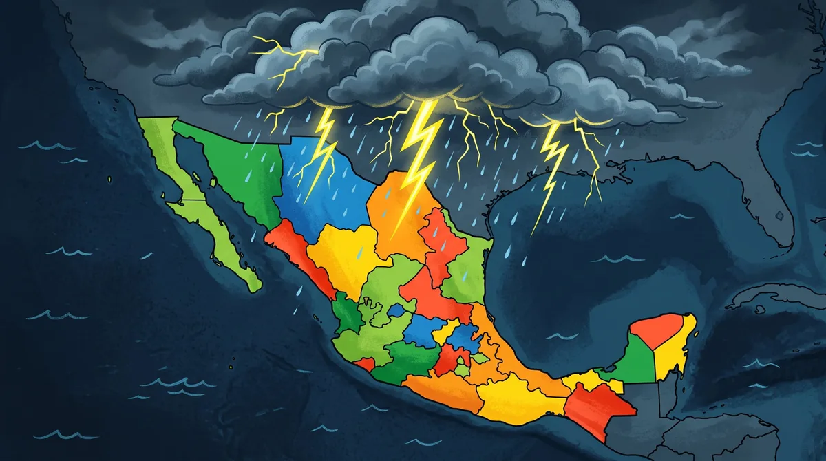 Alerta por Tormenta y Frente Frío hoy 19 de septiembre: Estados que registrarán lluvias intensas y granizo este fin de semana