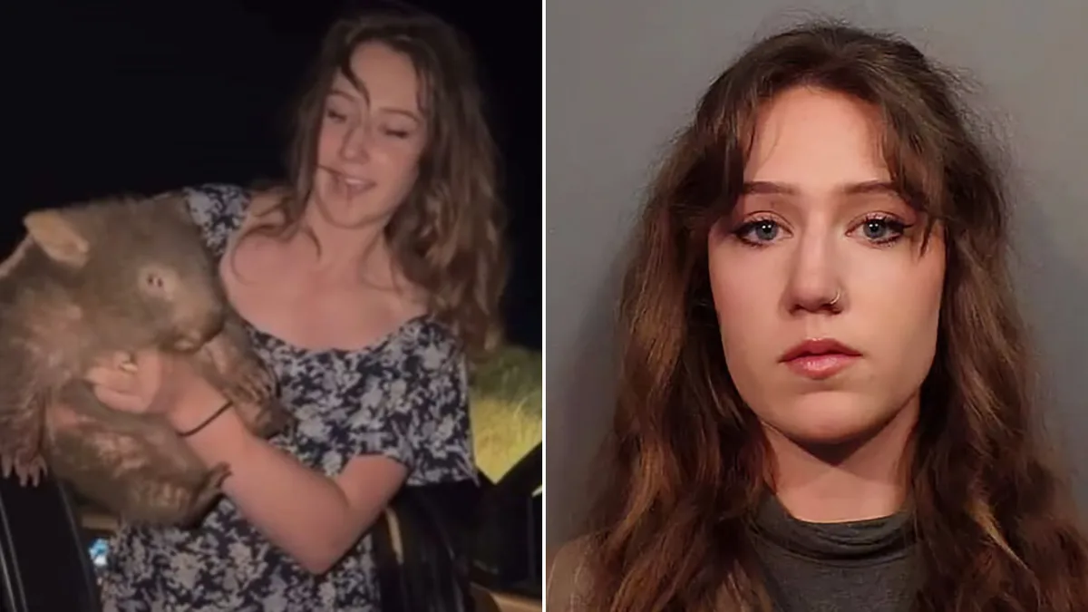 Samantha Strable: US influencer who snatched baby wombat in viral incident jailed for hunting violation