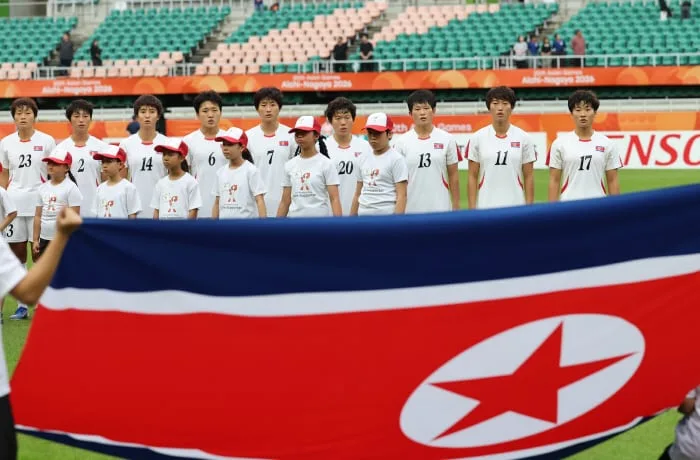 "이럴수가" 29개국에도 없는 북한, AG '0-0-0'→'노메달' 수모…女 축구 남북대결에선 '김정은 코스프레' 논란