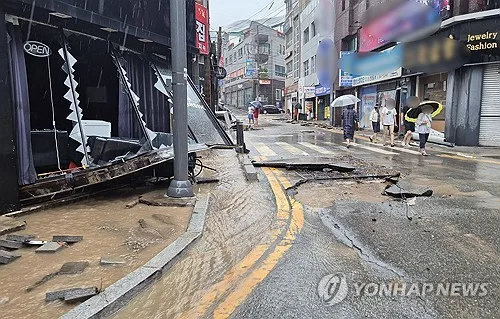 거제·통영 역대급 호우…경남 남해안 곳곳 산사태·침수 피해(종합2보)