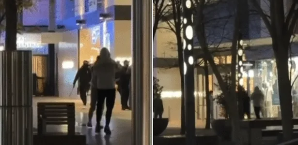 Briga com tiros e facões causa pânico em shopping na Austrália