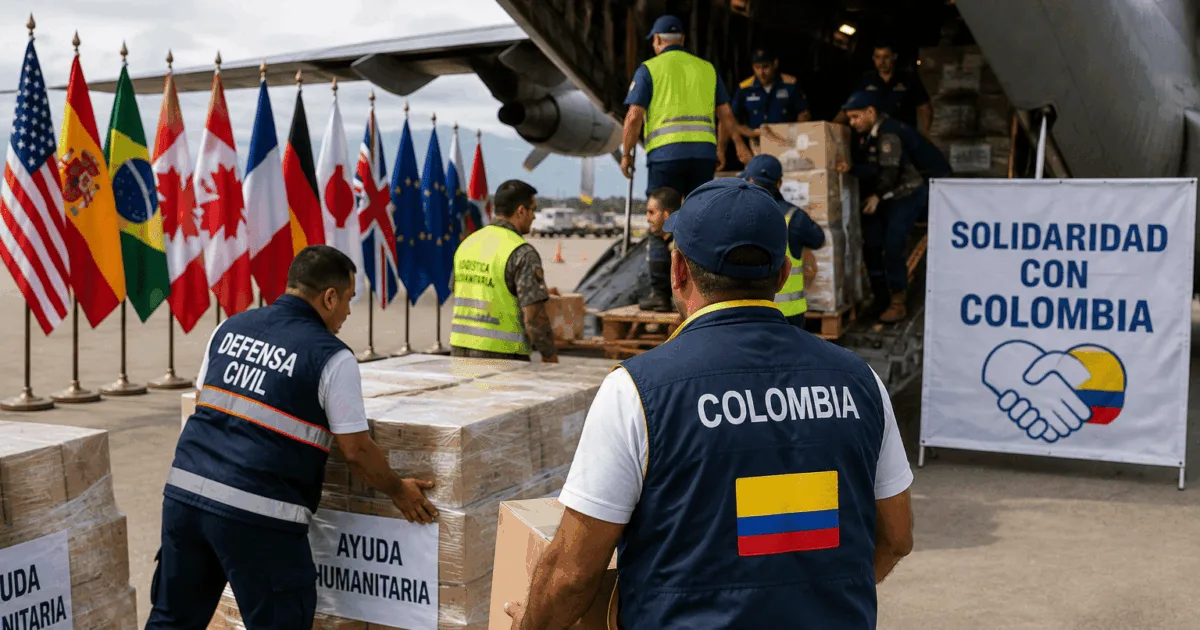 Colômbia recebe ajuda humanitária de 12 nações após tremor