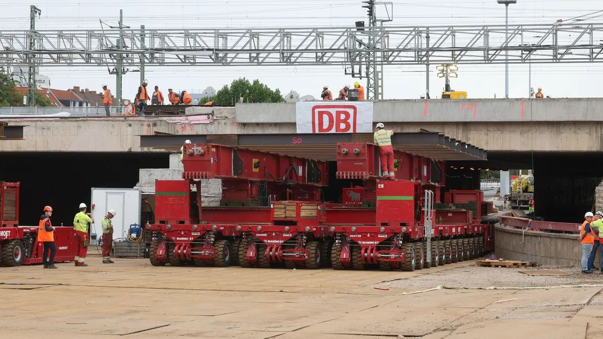 Bahn: Erfurter Brückenteile werden auf Schäden untersucht