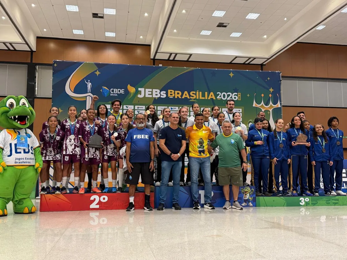 Bahia é vice-campeã de futsal nos Jogos Escolares Brasileiros
