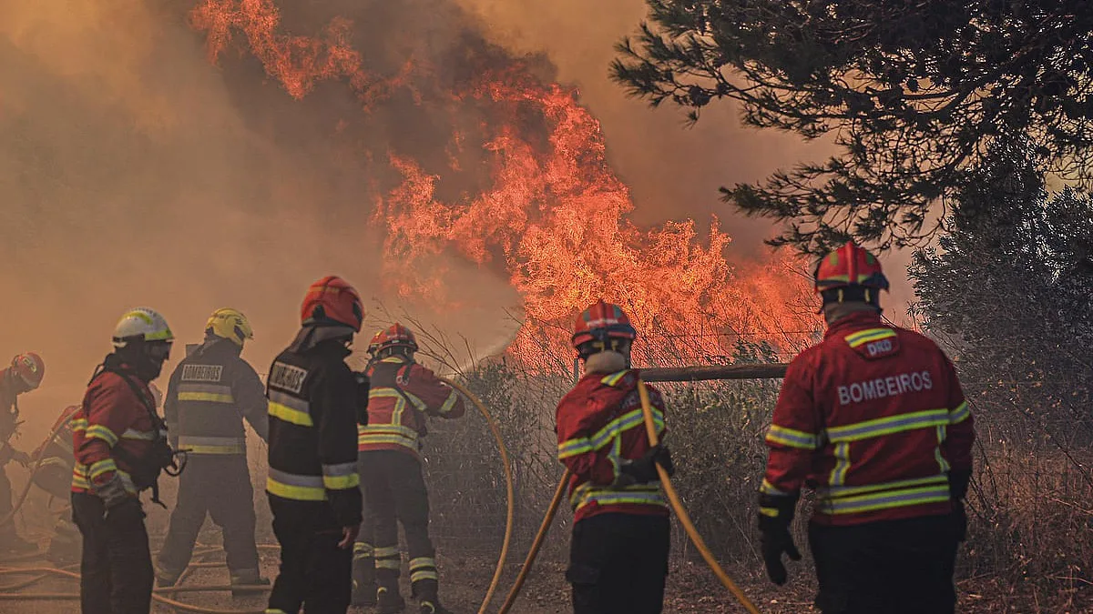 Torre de Moncorvo concentra maior de quatro operações de combate aos incêndios no Norte