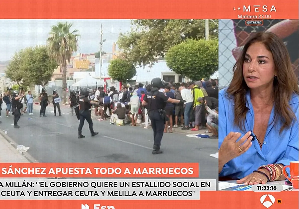 Preguntan a Mariló Montero si cree que Pedro Sánchez quiere que invadan España y su respuesta es 'escalofriante'