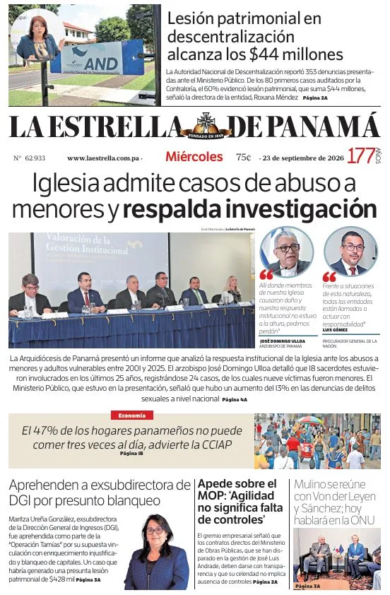 Portadas latinoamericanas de este miércoles 23 de septiembre de 2026