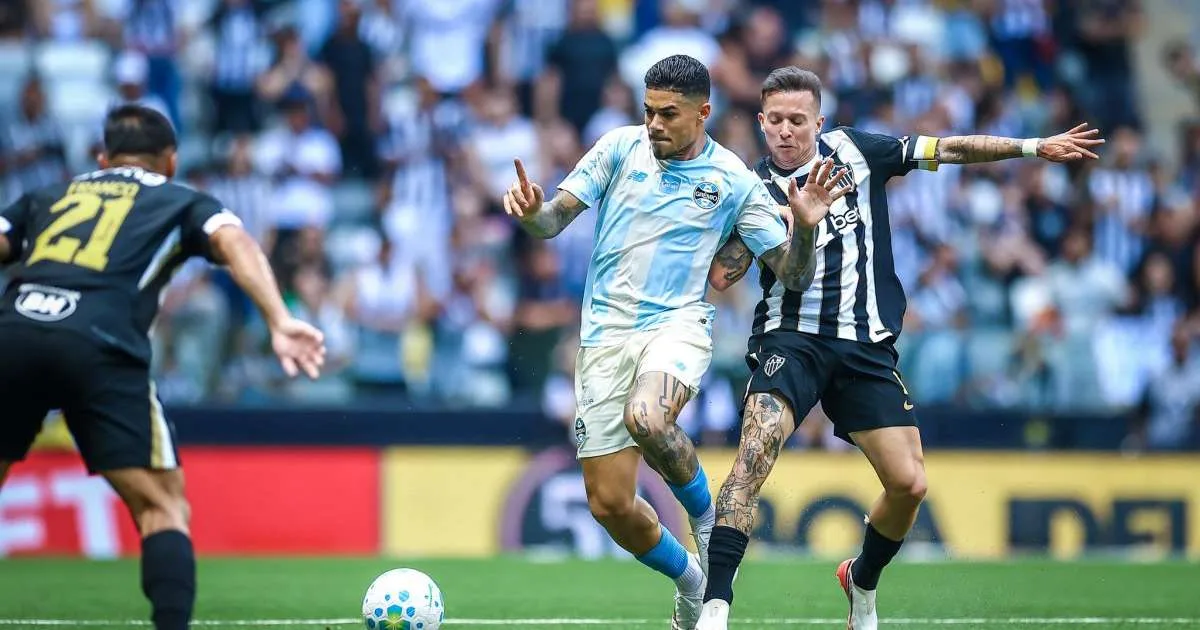 Grêmio é goleado pelo Atlético em Minas Gerais
