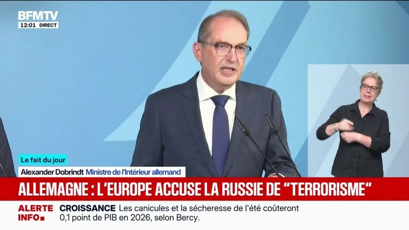 Drone explosif à Leipzig: l'Europe accuse la Russie de "terrorisme"