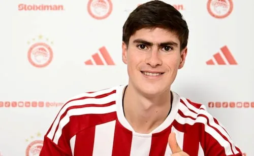 Olympiacos presenta a la 'Hormiga' González como su nuevo jugador