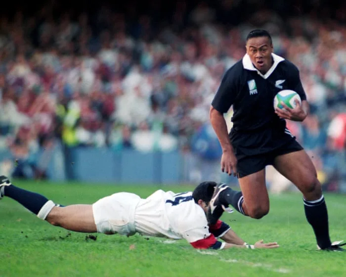 ‘It was tough to be Jonah Lomu’: new film sheds light on late All Blacks hero