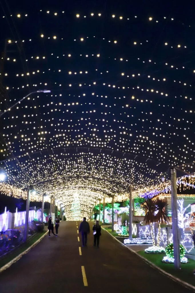 Natal da Família Moletta terá castelo ampliado mais efeitos luminosos em Curitiba