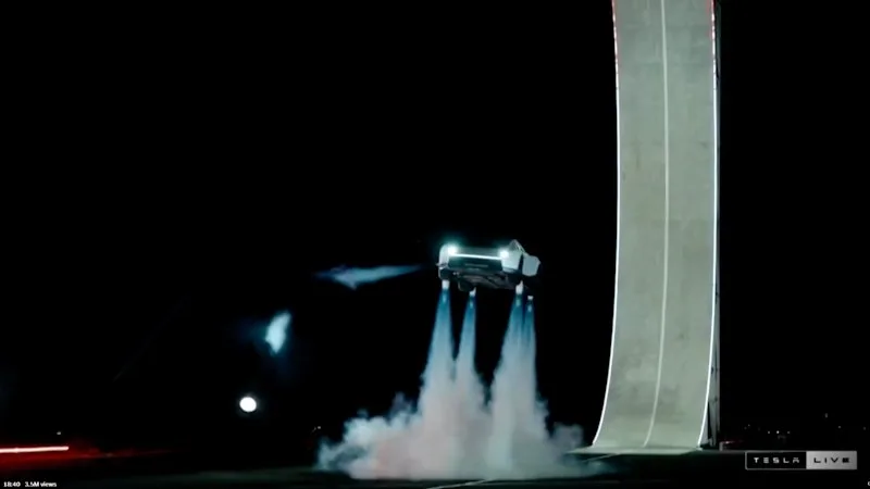 Tesla debuts new Roadster 'that can fly'