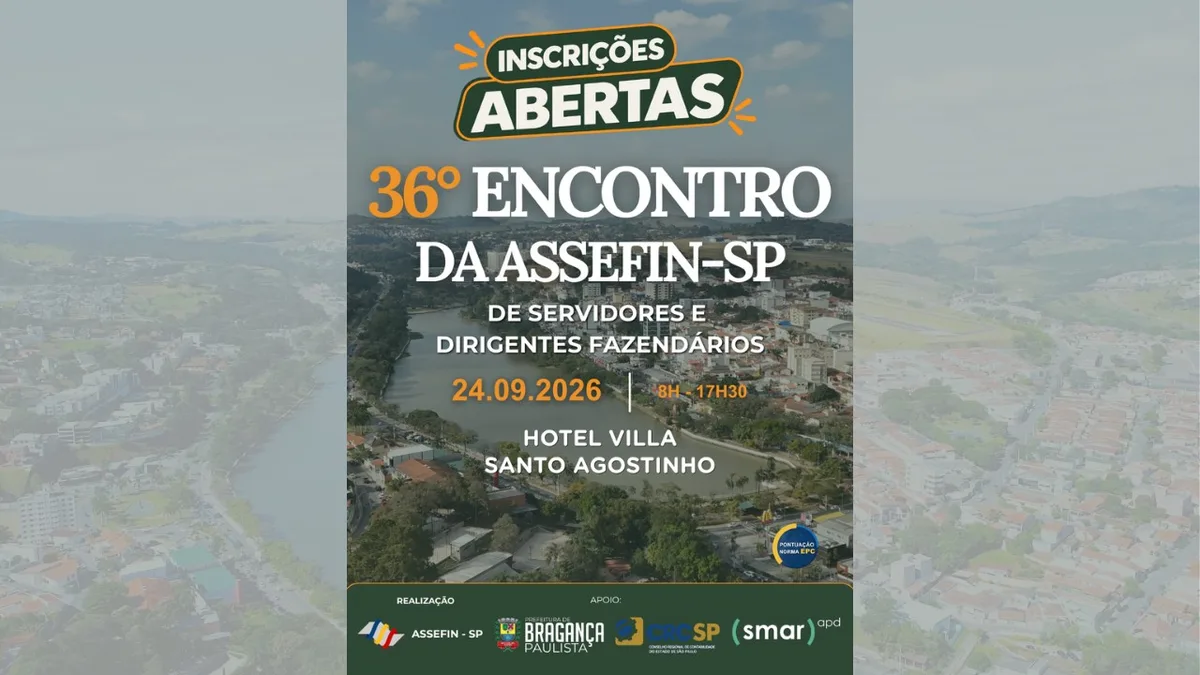 Bragança Paulista sedia 36º Encontro da ASSEFIN-SP sobre finanças municipais