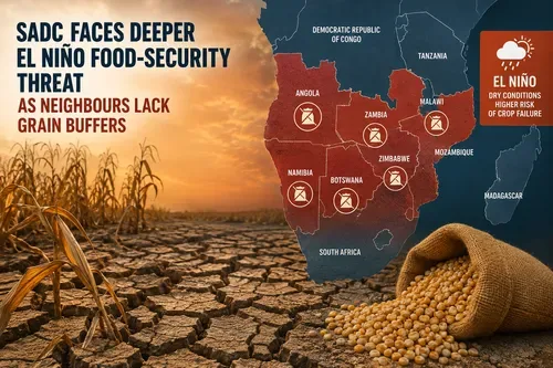 SADC faces deeper El Niño food-security threat as neighbours lack grain buffers