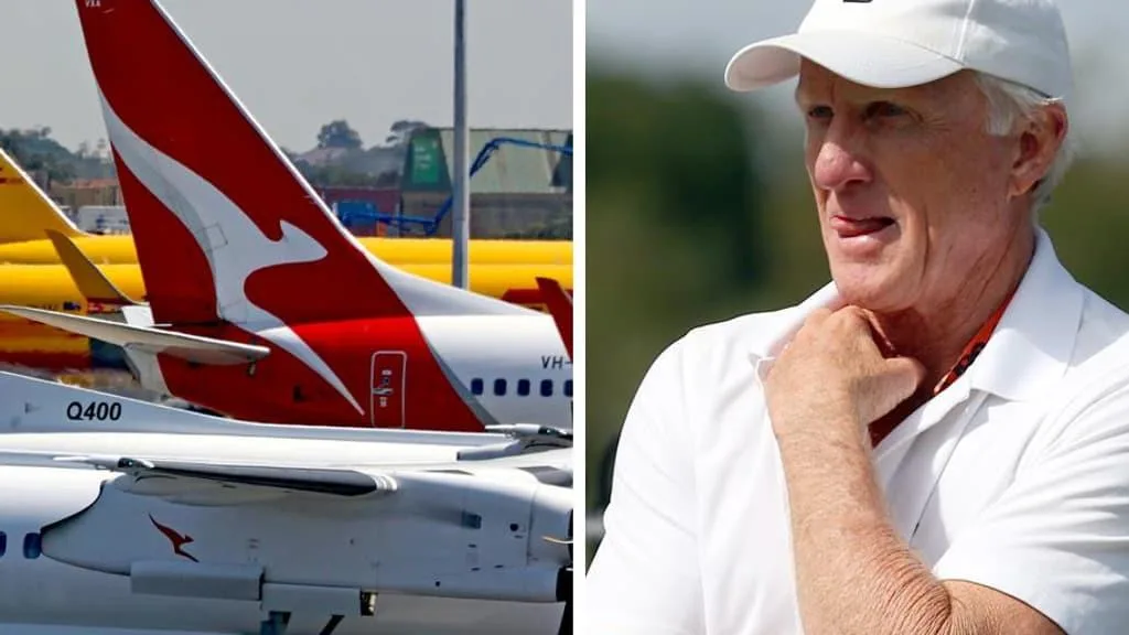 ‘Insane, dated’: Golf legend Greg Norman tees off on Qantas after major delays on Dallas-bound flight