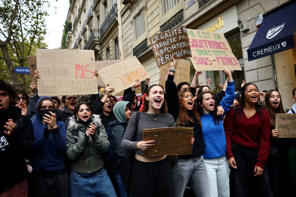 Why French students are leading massive protests across the country