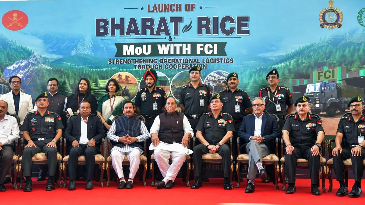 Army launches Bharat Rice for troops, signs MoU with FCI to bolster operational logistics