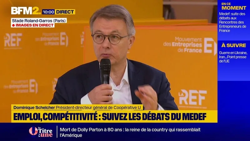 Le coût du logement "étouffe aujourd'hui les Français", déplore le PDG de Coopérative U, Dominique Schelcher