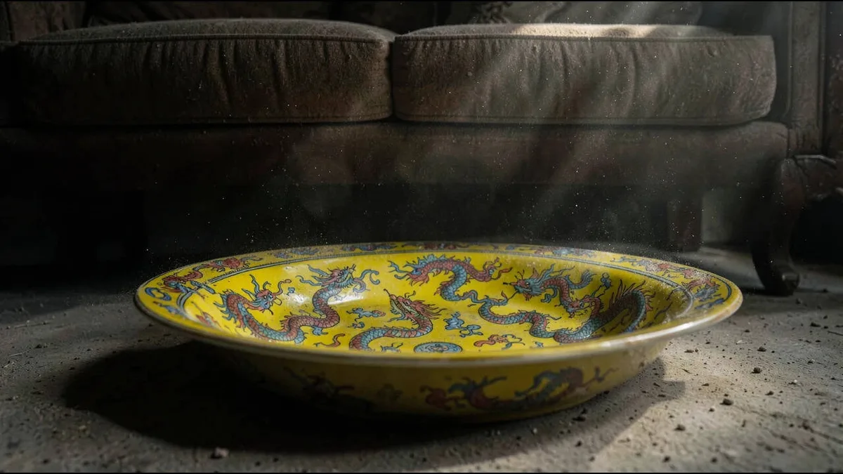 London Family Finds £30,000 Chinese Imperial Porcelain Dish Under Sofa