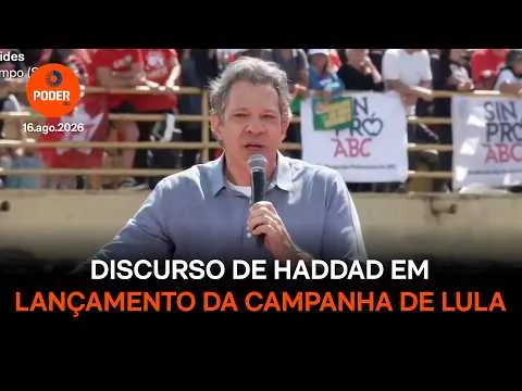 Lula nunca baixou a cabeça para políticos ou banqueiros, diz Haddad