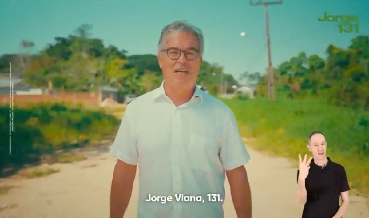 JV estreia propaganda eleitoral com discurso sobre força do acreano e defesa do trabalho: “Onde eu estou, tem Acre”