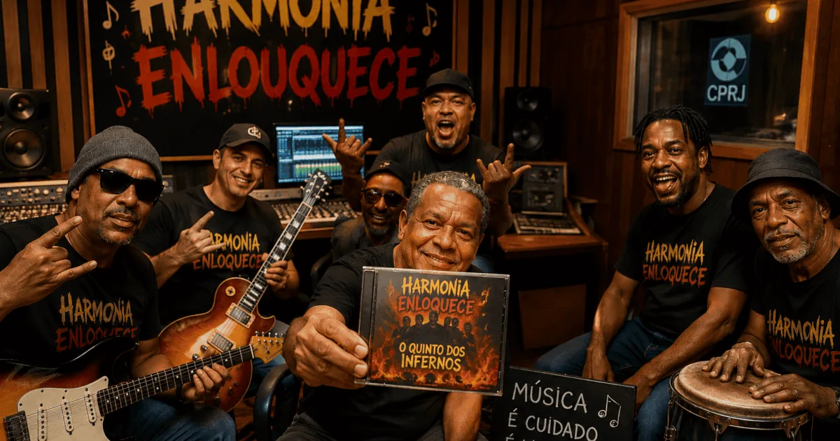 Harmonia Enlouquece lança novo álbum “O Quinto dos Infernos”