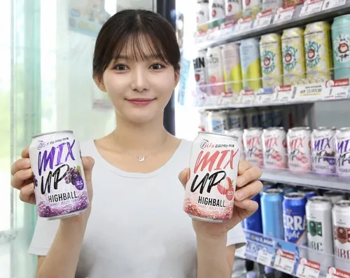 GS25, 흔들어 마시는 '워터젤리 하이볼' 2종 출시