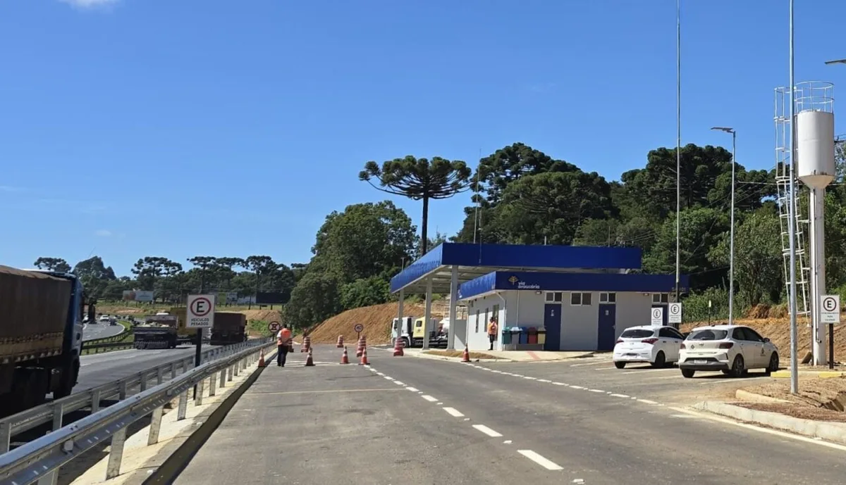 Concessionária do Paraná divulga locais com parada segura nas rodovias